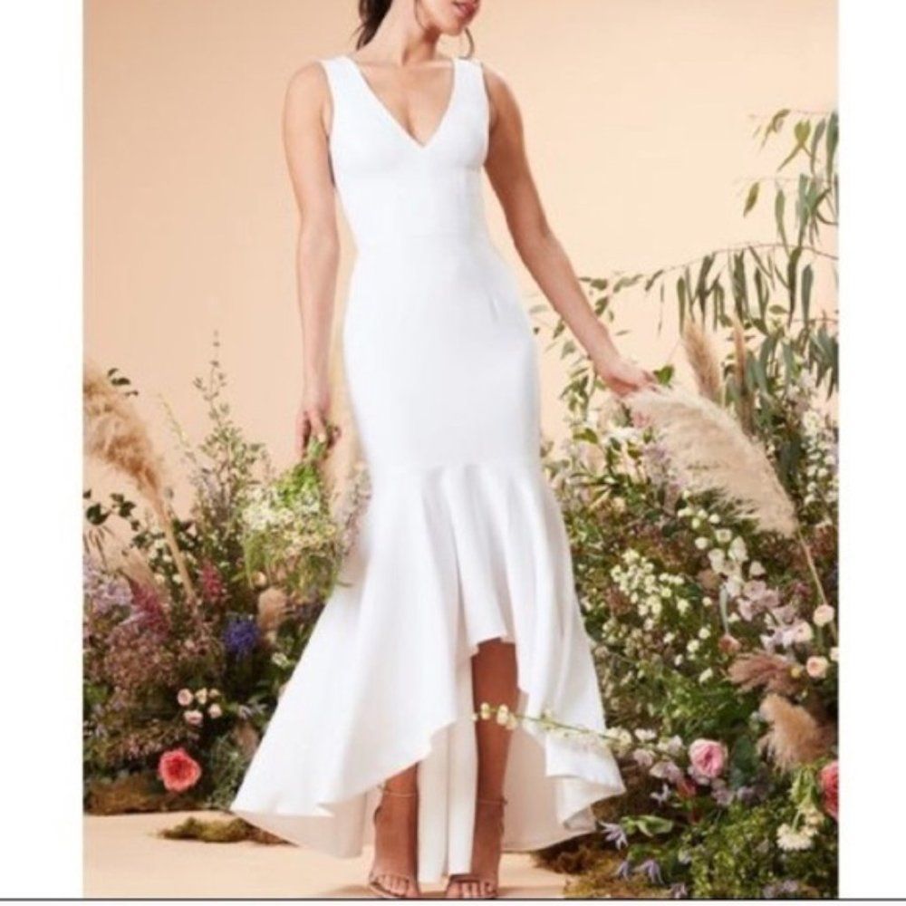 Dress the Population Demi High/Low Mermaid Dress Dress XXL New with Tags - Picture 2 of 11